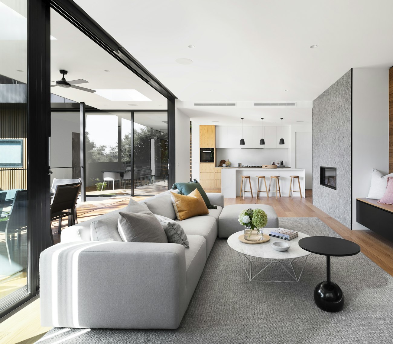 A bright, newly furnished Melbourne living room